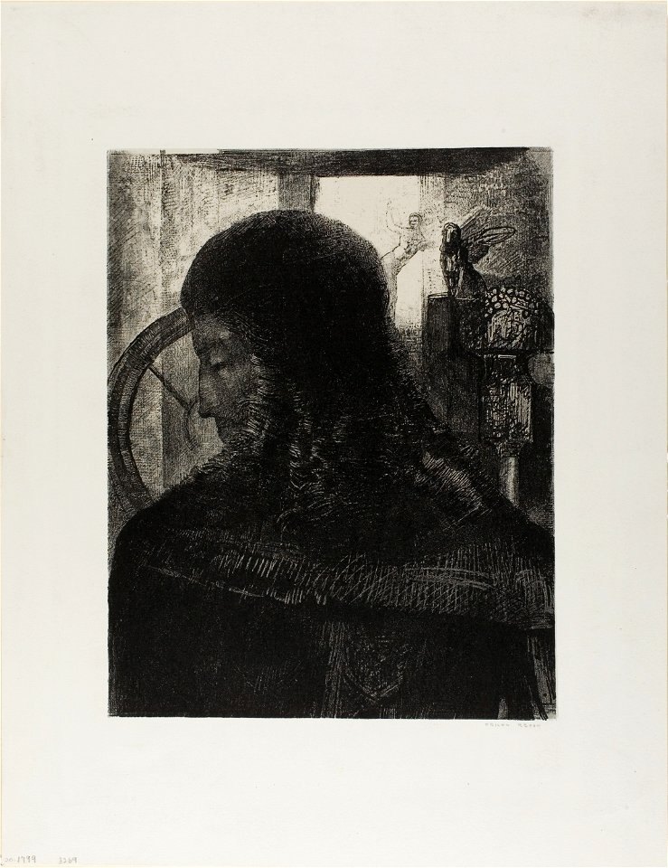 Redon - Old Knight, 1920.1799