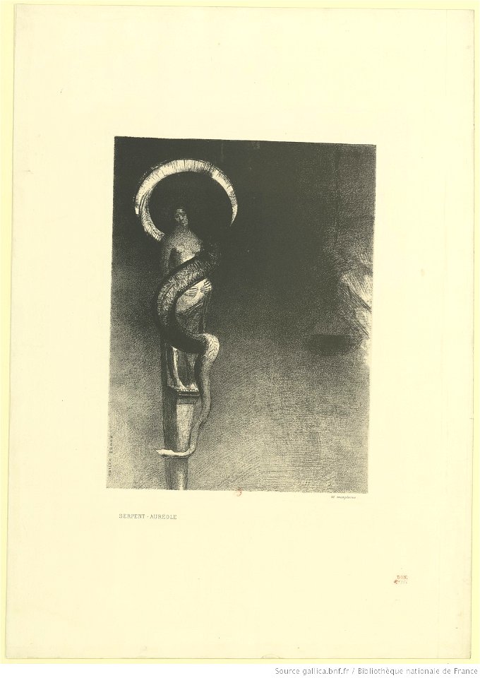 Redon - SERPENT-AUREOLE, btv1b69510721