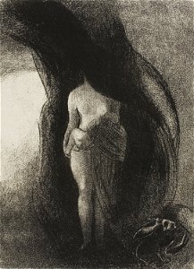 Redon - I am Still the Great Isis! Nobody Has Ever Yet Lifted My Veil! My Offspring is the Sun!, plate 16 of 24, 1920.1775