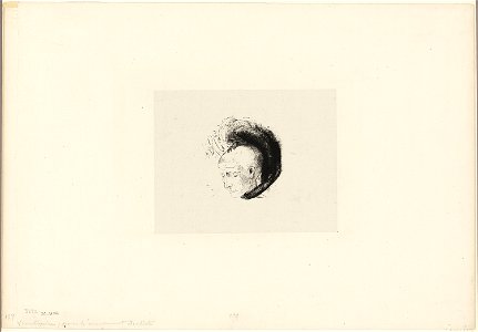 Redon - Frontispiece for Le mouvement idéaliste en peinture (The Idealist Movement in Painting) by André Mellerio, 1920.1802