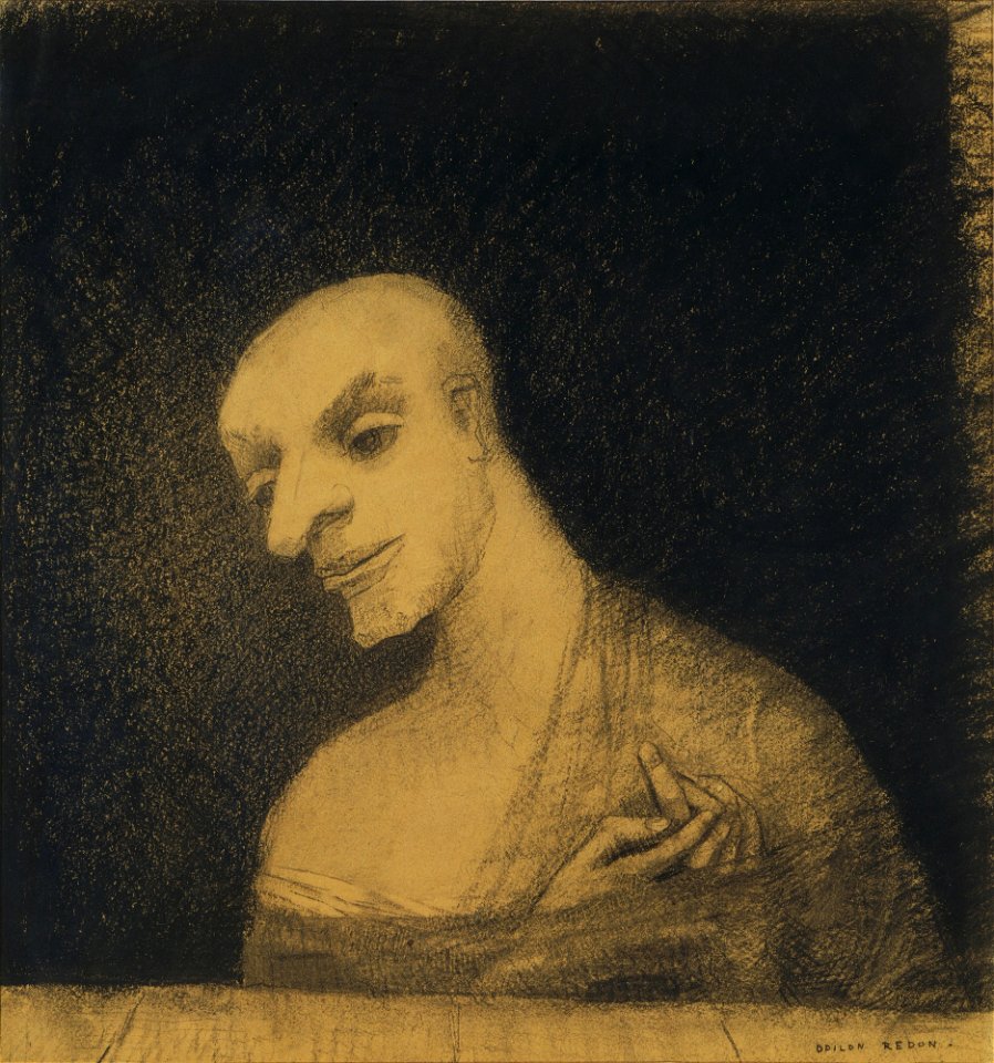 Redon - Imaginary Figure (c. 1881)
