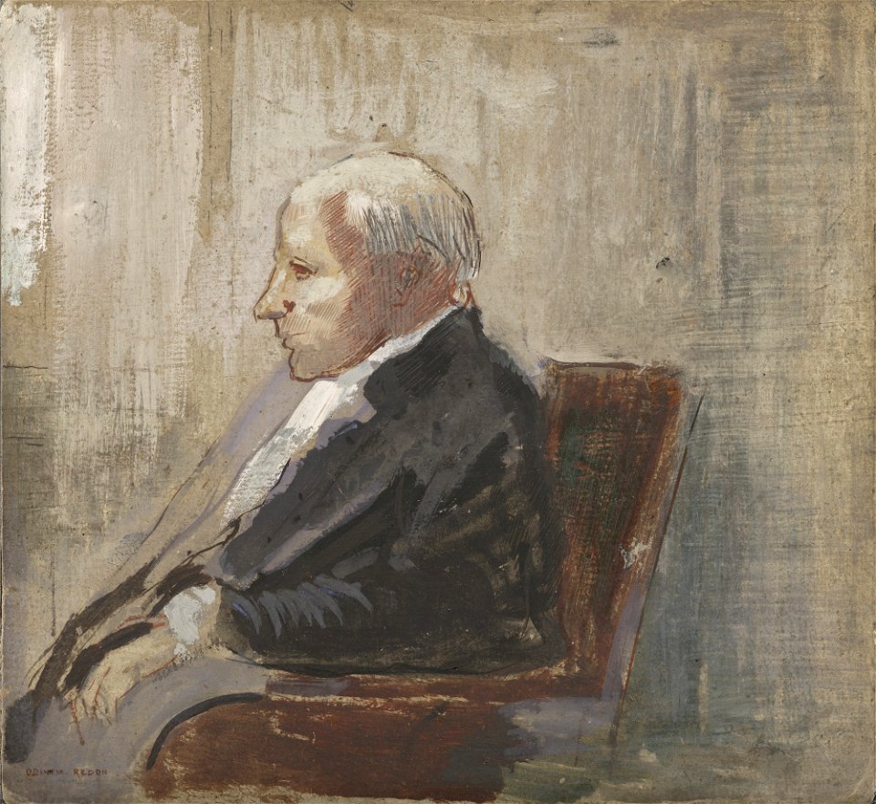 Redon - Seated Man c. 1910