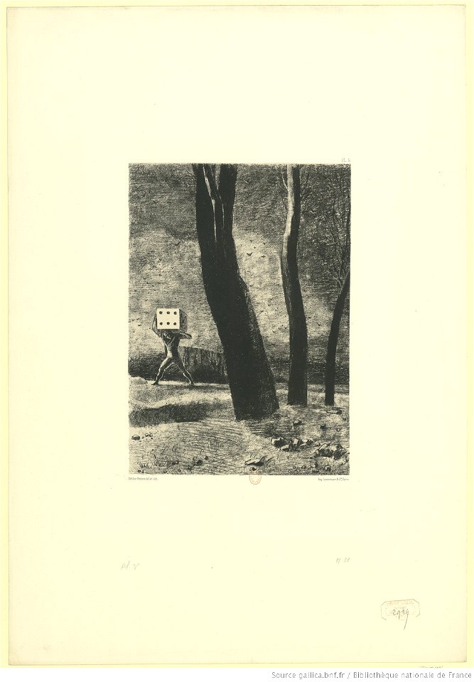 Redon - Le joueur (Epreuves avec la lettre), btv1b6950979q