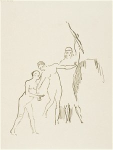 Redon - Immediately Three Goddesses Arise, plate 11 of 24, 1920.1763