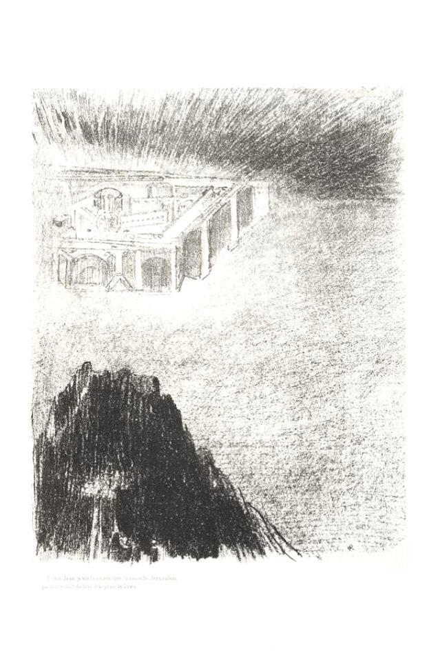 Redon - Et moi, Jean, je vis la sainte cité, la nouvelle Jérusalem, qui descendait du ciel, d'auprès de Dieu, 0485484