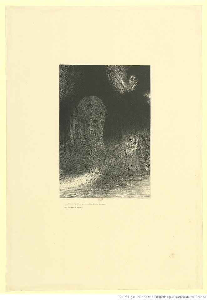 Redon - J'ai quelquefois aperçu dans le ciel comme des formes d'esprits, btv1b6951128z