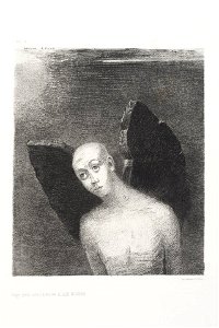 Redon - L'ange perdu ouvrit alors des ailes noires, 0181957