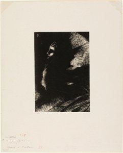 Redon - Frontispiece for Les Chimères by Jules Destrée, 1920.1667