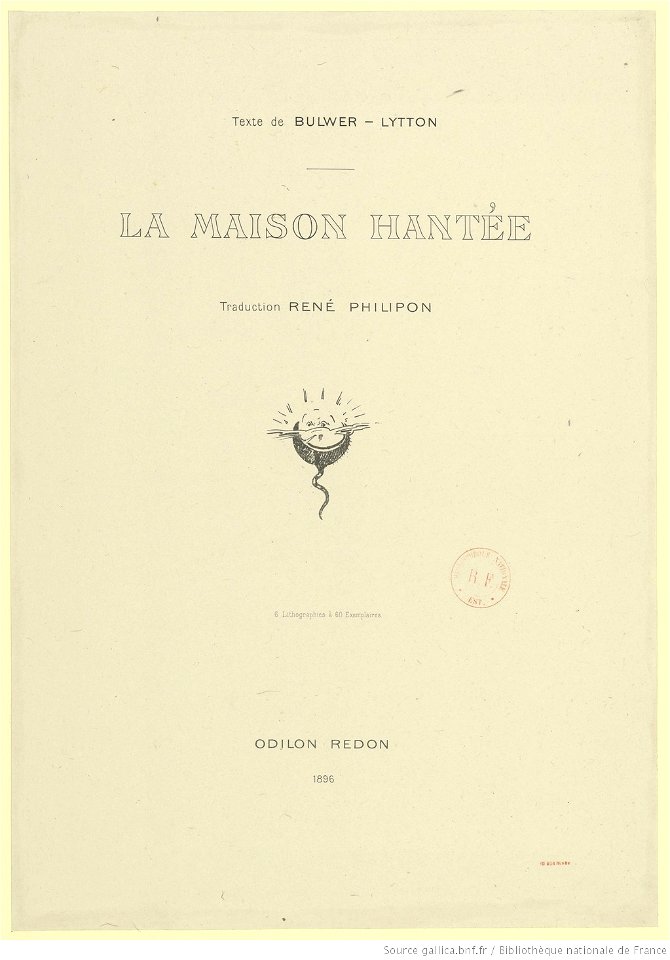 Redon - La maison hantée, btv1b69511353