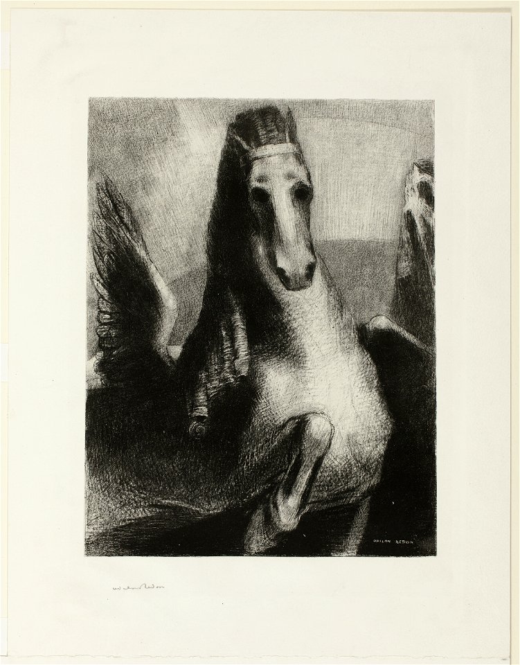 Redon - The Wing, 1920.1707