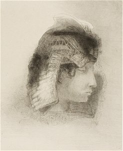Redon - My Kisses Have the Taste of Fruit Which Would Melt in Your Heart!…You Disdain Me! Farewell!, plate 4 of 24, 1920.1745