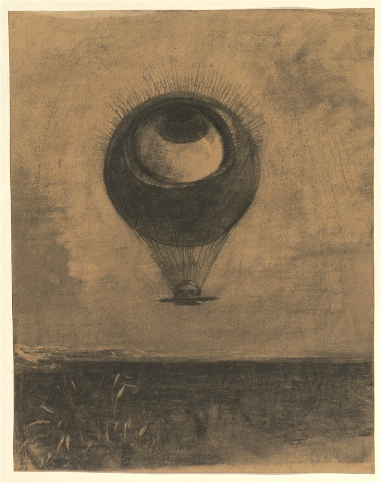 Redon - Eye-Balloon (Œil-ballon) 1878