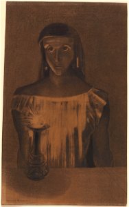 Redon - Lady Macbeth (Prêtesse d'Egypte), ca. 1896