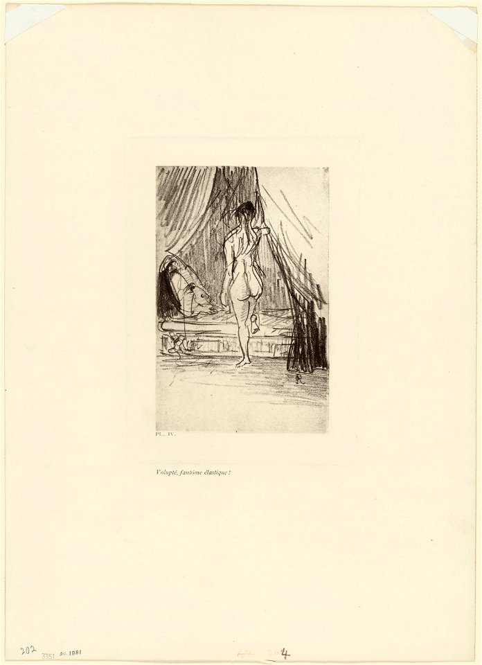 Redon - Pleasure, Elastic Phantom!, plate 5 of 9, 1920.1881