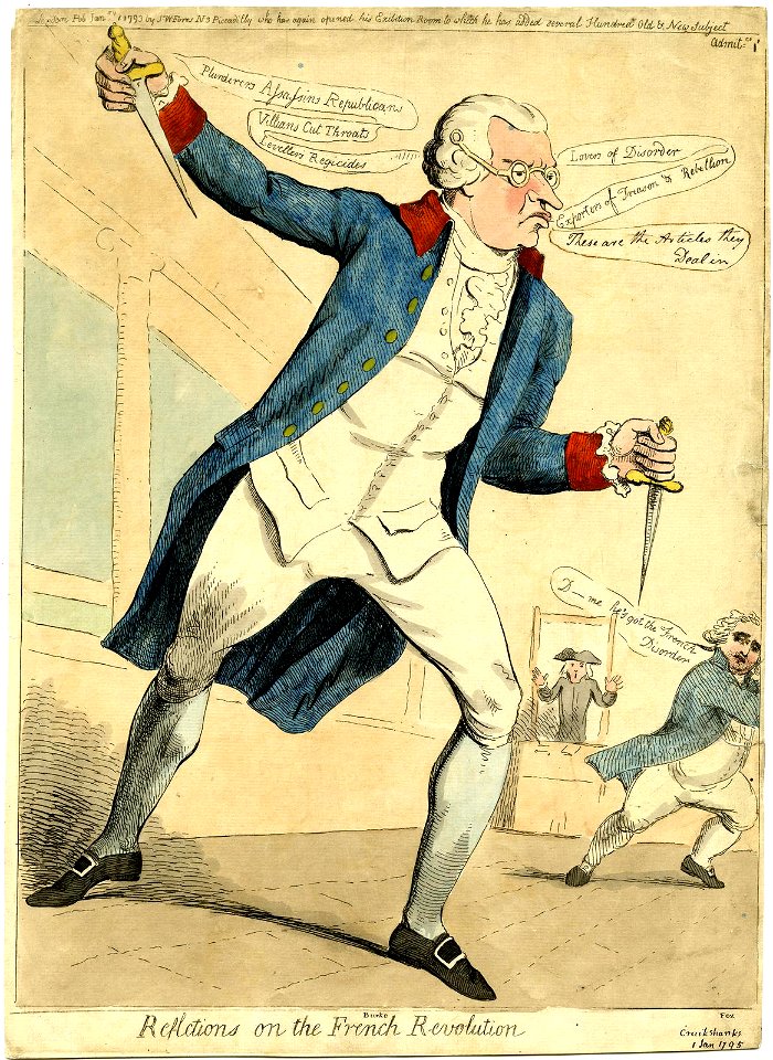 Reflections on the French revolution. (BM 1868,0808.6267)