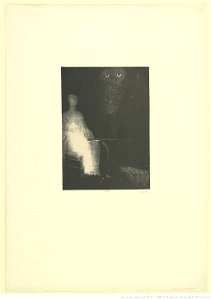 Redon - Je vis dessus le contour vaporeux d'une forme humaine, btv1b6951137x