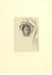 Redon - Le jour enfin paraît, et dans le disque même du soleil, rayonne la face de Jésus-Christ, btv1b6951131f