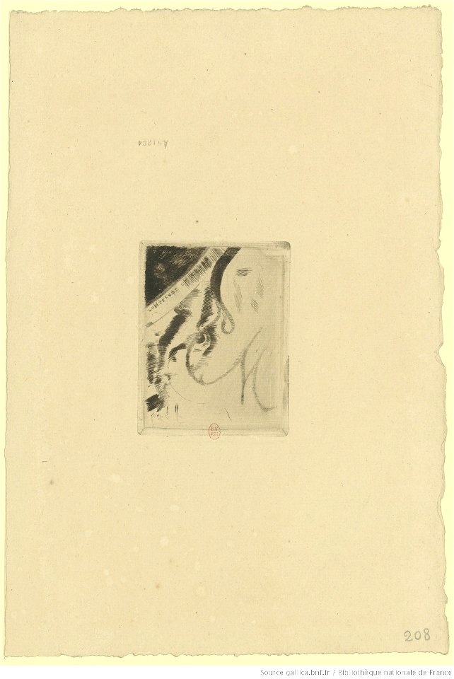 Redon - Ex-libris (1er et unique état), btv1b6950968x