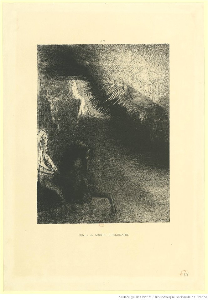 Redon - Pèlerin du MONDE SUBLUNAIRE, btv1b6951079x