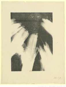 Redon - Je vis dessus le contour vaporeux d'une forme humaine, btv1b6951139r