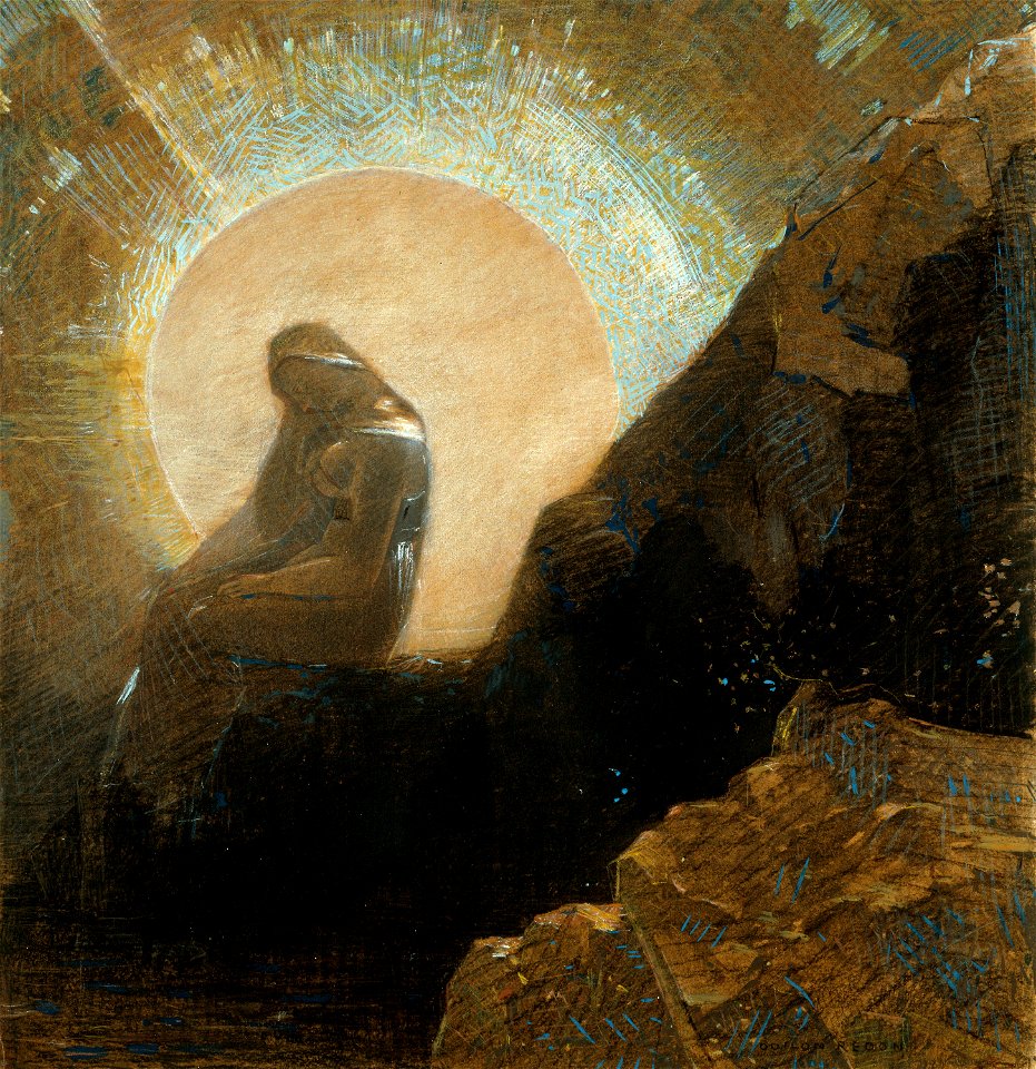 Redon - Melancholy, 1876