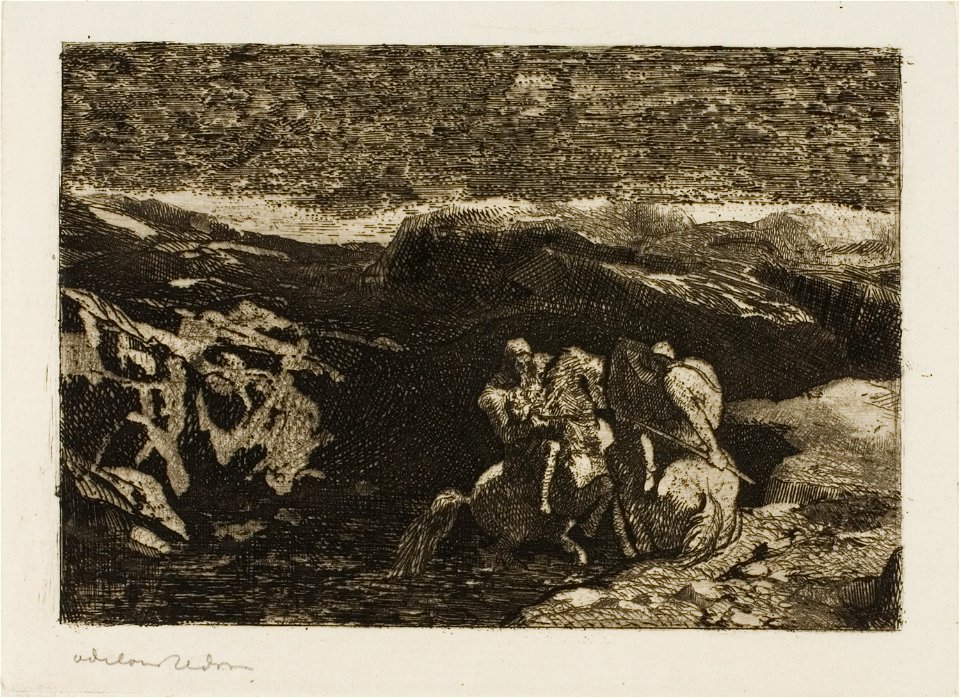 Redon - Horsemen in Combat, 1920.1511