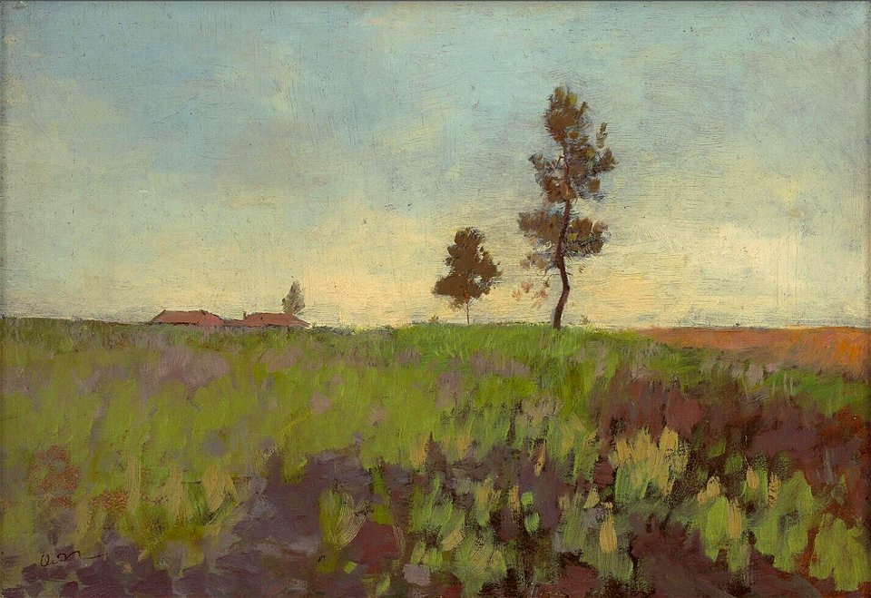 Redon - Les Landes à Peyrelebade, circa 1885