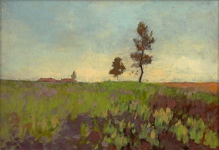 Redon - Les Landes à Peyrelebade, circa 1885