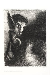 Redon - La chimère regarda avec effroi toutes choses, 0181958