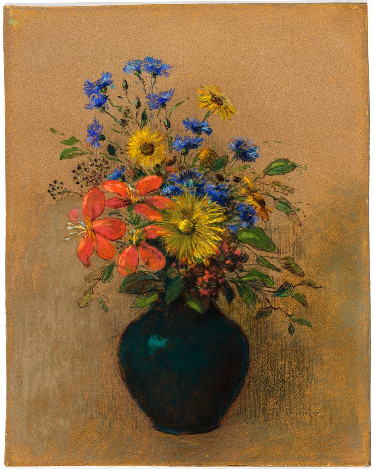 Redon - Wildflowers, c. 1905