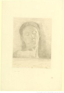 Redon - YEUX CLOS, btv1b6951071m