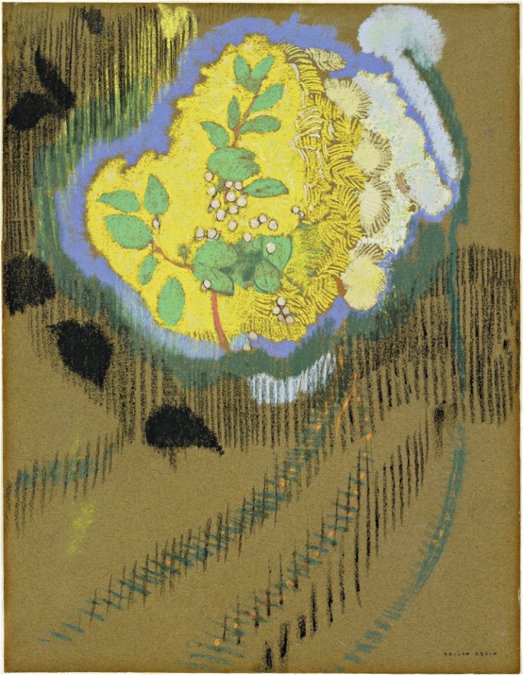 Redon - Yellow Flowers (c. 1912)
