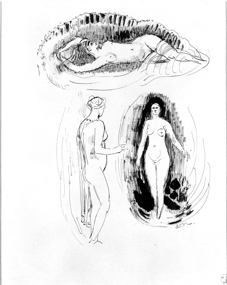 Redon - Trois études de femmes nues, Entre 1910 et 1914