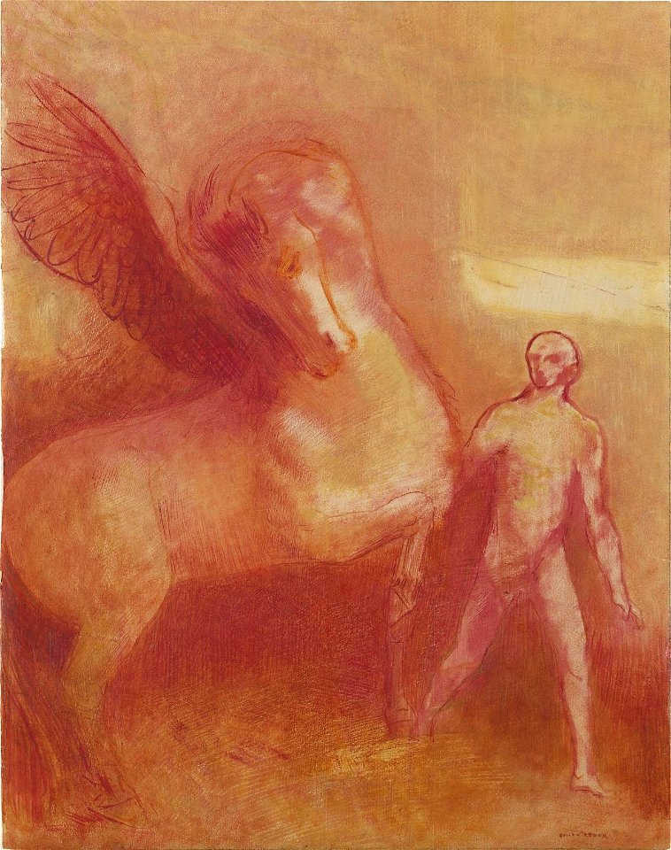 Redon - Pegasus, c. 1900-1905