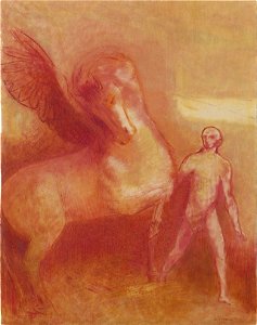 Redon - Pegasus, c. 1900-1905