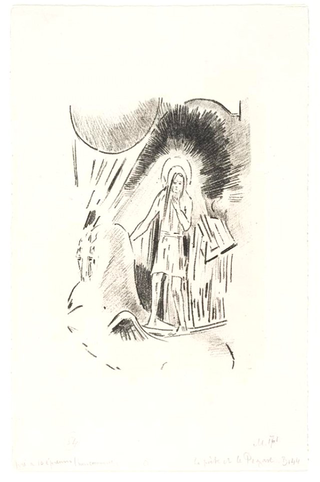 Redon - Homme sur Pégase (Le Poète et le Pégase), 0511673