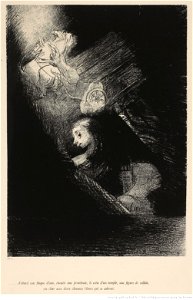 Redon - Tentation de Saint-Antoine. Texte de Gustave Flaubert. Pl. I, btv1b100519162