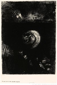 Redon - Tentation de Saint-Antoine. Texte de Gustave Flaubert. Pl. VIII, btv1b10051918z