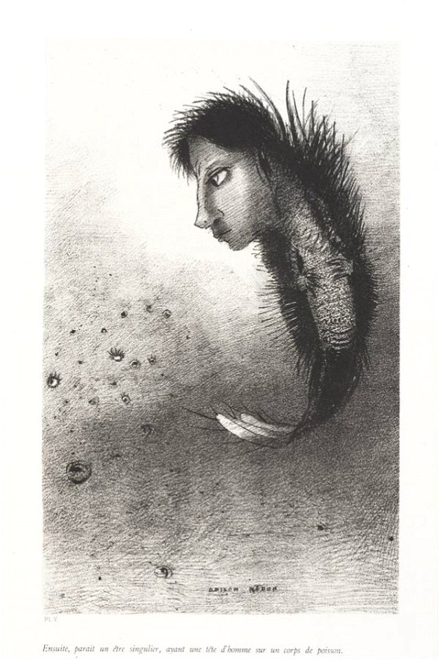 Redon - Tentation de Saint-Antoine, 1st series, sheet 5, 0600866
