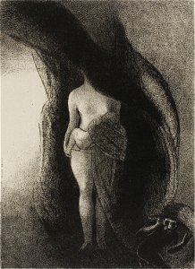 Redon - I am Still the Great Isis! Nobody Has Ever Yet Lifted My Veil!, plate 16 of 24, 1920.1776