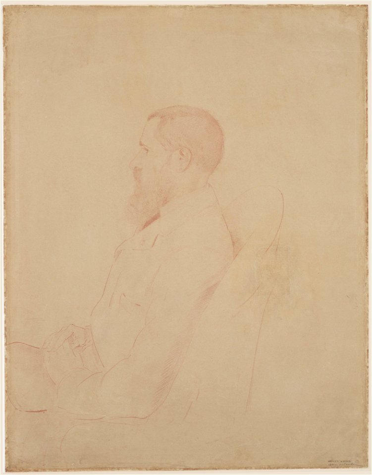 Redon - Portrait of Arthur Fontaine 1901