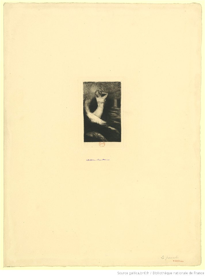 Redon - Passage d'une âme (1er et unique état), btv1b6950959z