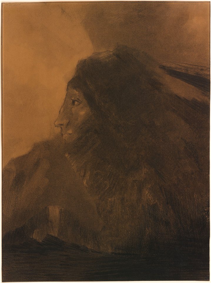 Redon - The Sphinx, ca. 1883