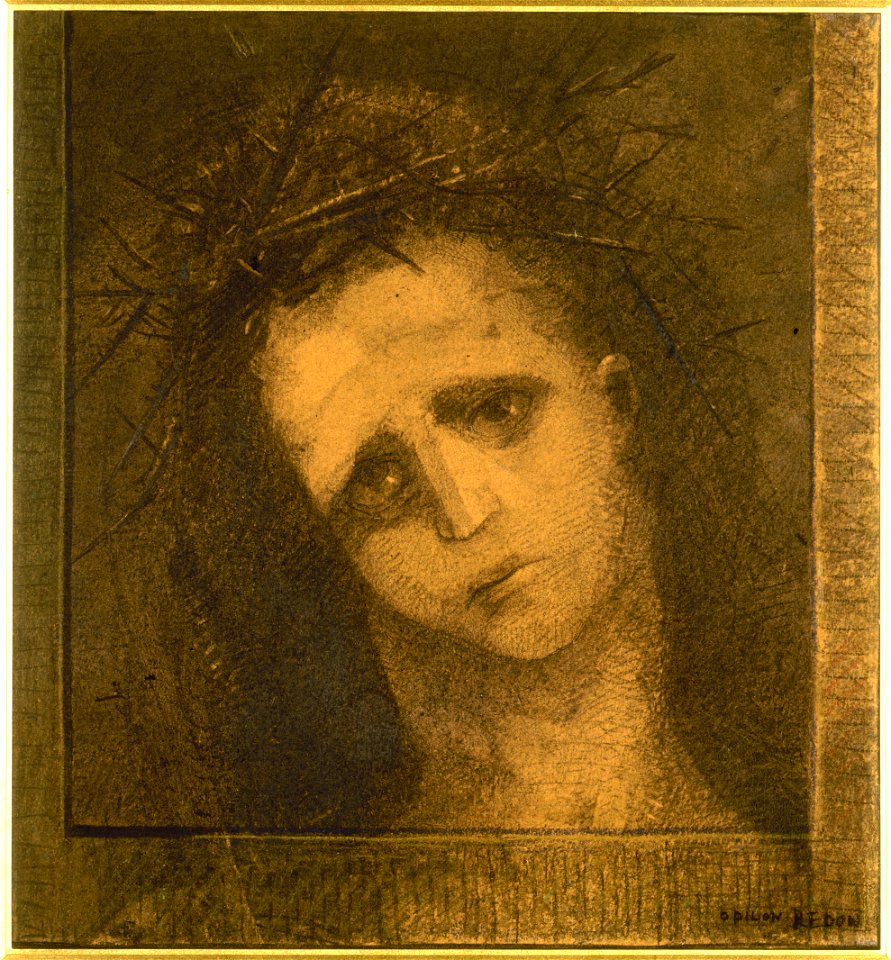 Redon - Tête de Christ, 1877