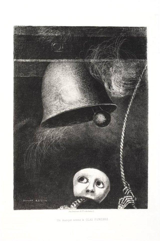 Redon - Un masque sonne le glas funèbre, 0600824