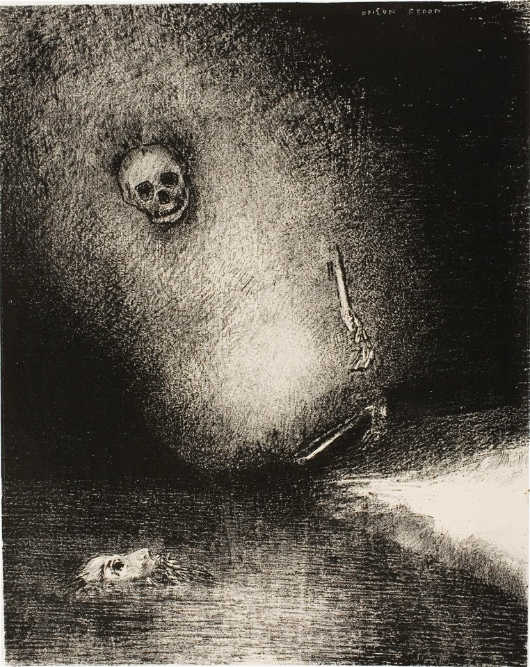 Redon - The Dream has Ended in Death, from The Juror, 1920.1628