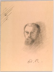 Redon - Self-Portrait, 1880