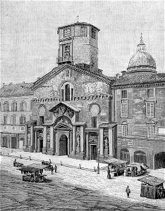 Reggio Emilia – Duomo (xilografia)