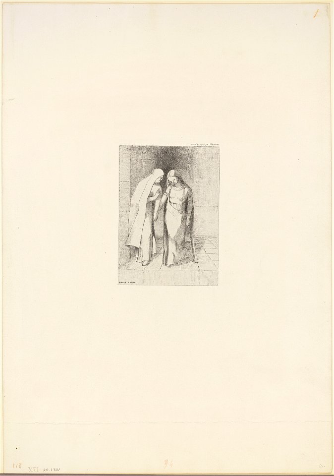 Redon - Mystical Conversation, 1920.1701