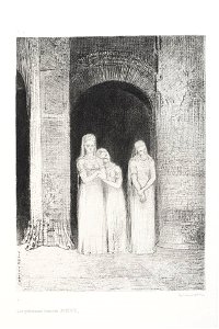 Redon - Les prêtresses furent en attente, 0181954